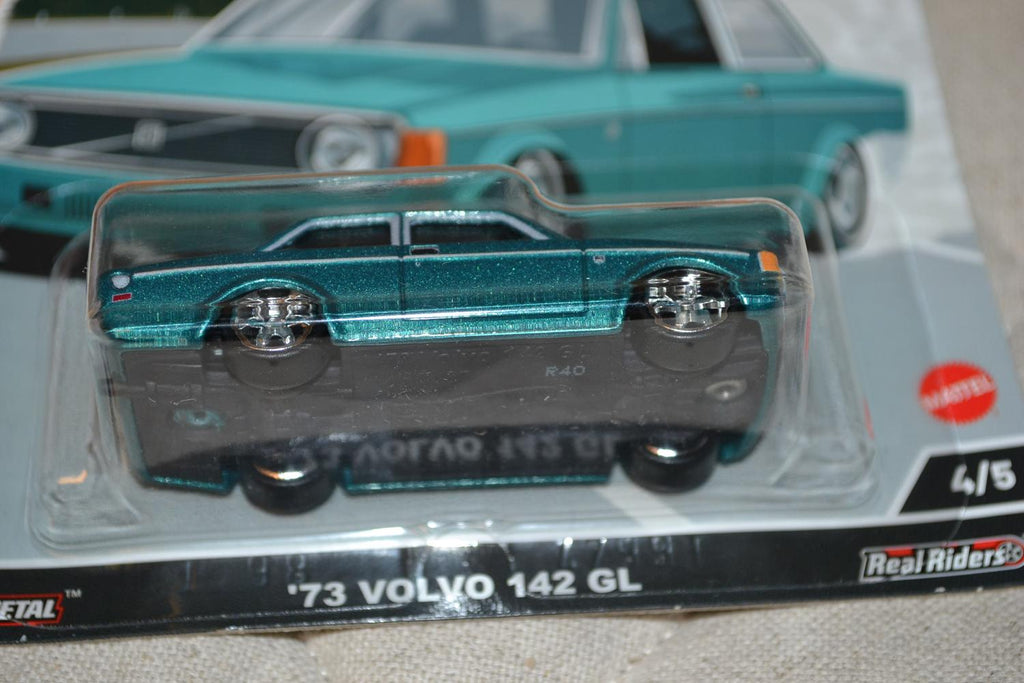 Volvo 142 GL 1973 1:64 Hot Wheels Grön/Blå 7cm Ny