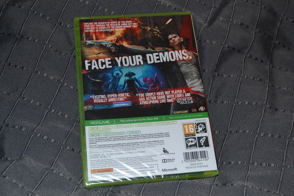 DMC: Devil May Cry Xbox 360 Nytt Inplastat X360 Se Hit!