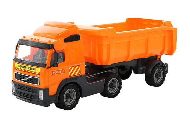 Volvo Tipplastbil Orange 1:16 Polesie 59cm Ny