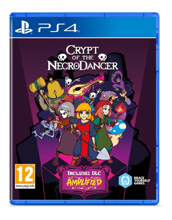 Crypt of the Necrodancer PS4 Playstation 4 (Med DLC Amplified) Ny