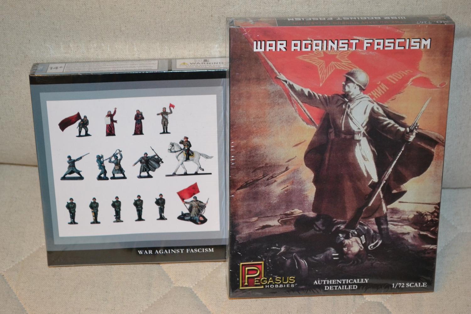 War Against Fascism WW2 16st Figurer 1:72 Sovjet Ryssland Pegasus Hobbies Ny