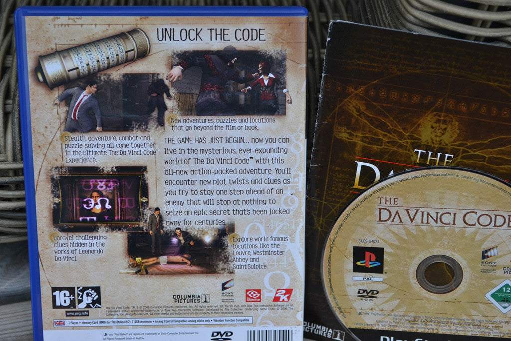 The Da Vinci Code PS2 Playstation 2 Komplett Fint Skick