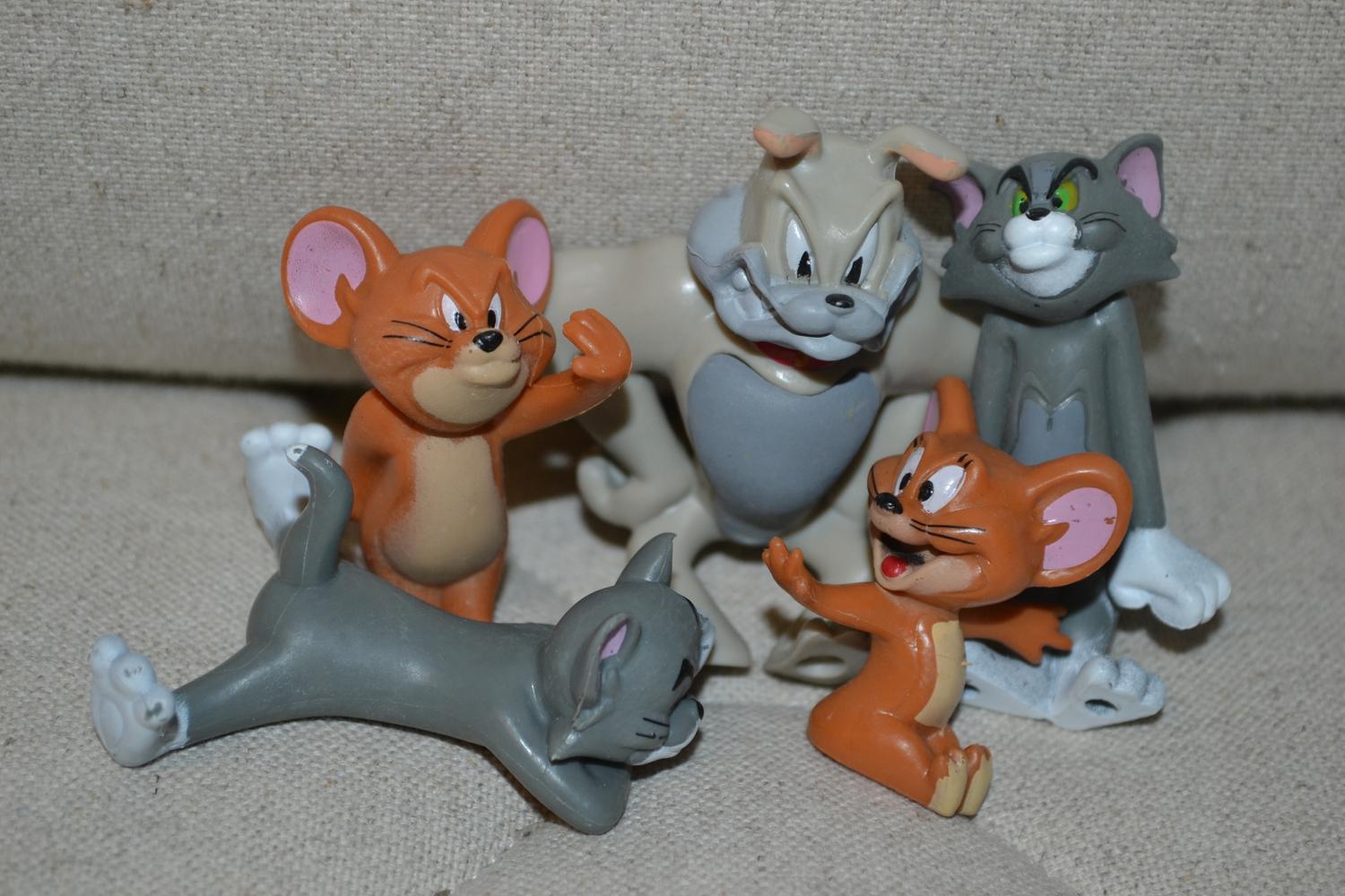 5st Tom & Jerry Figurer 4-6cm Ny