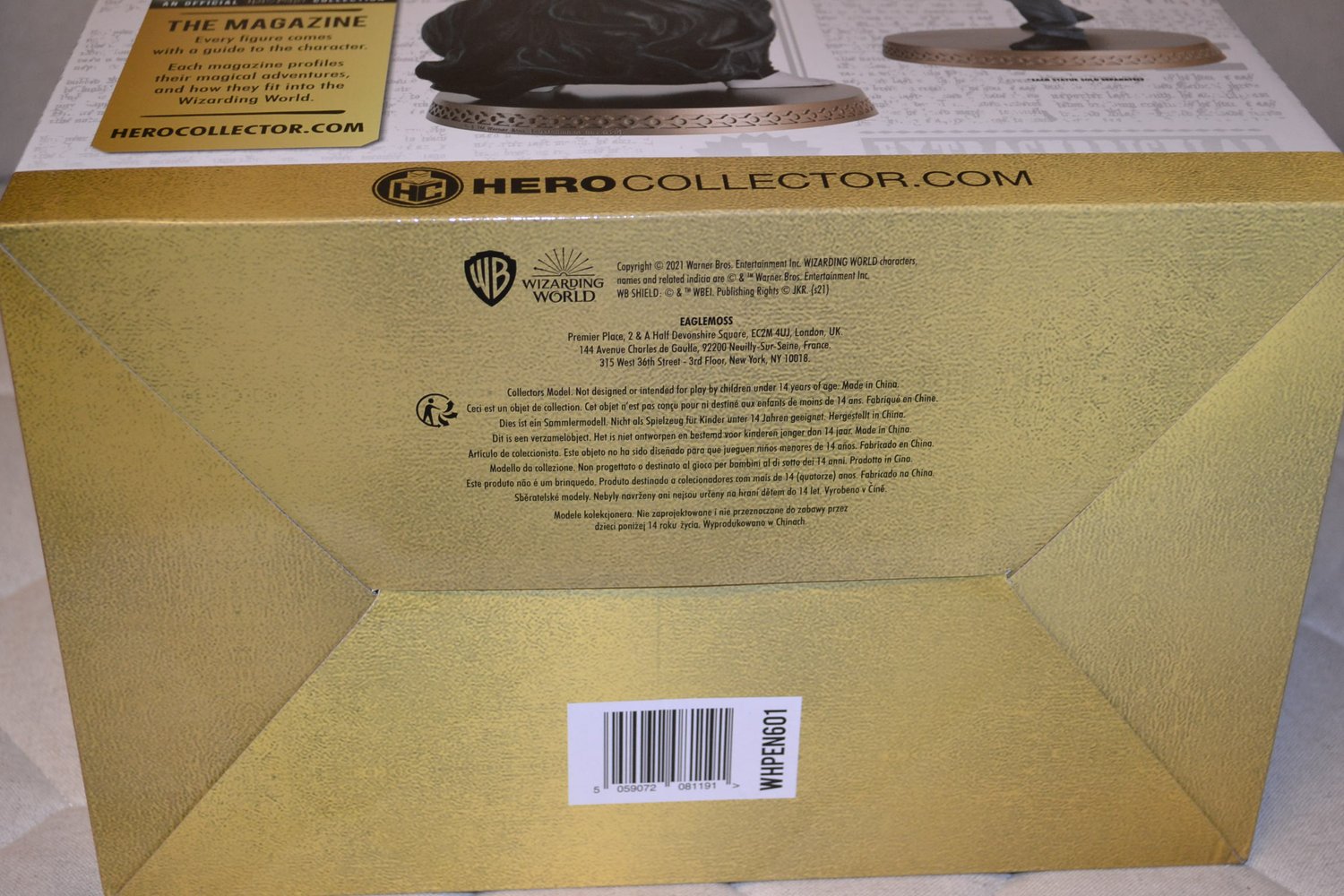 Lord Voldemort Battle of Hogwarts 31cm Eaglemoss Figur Staty Ny