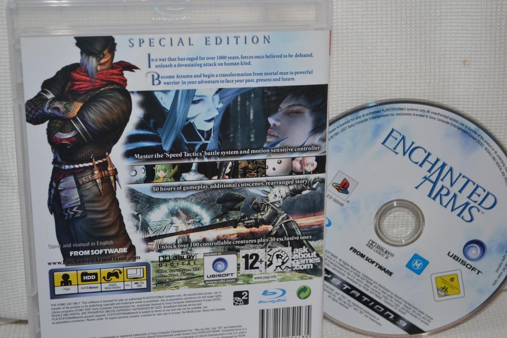 Enchanted Arms PS3 Playstation 3 (Utan Manual) Fint Skick