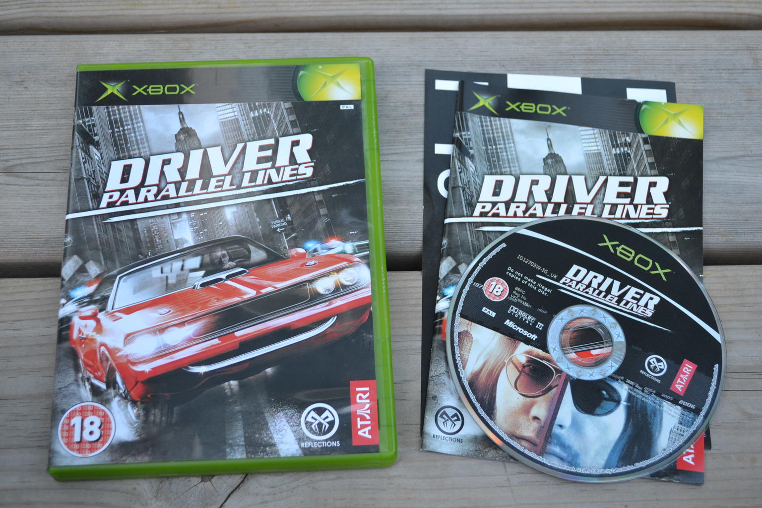 Driver Parallel Lines (Xbox) Komplett Nyskick