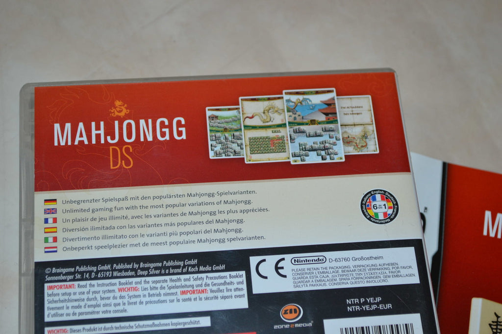 Mahjongg NDS Nintendo DS Komplett Fint Skick