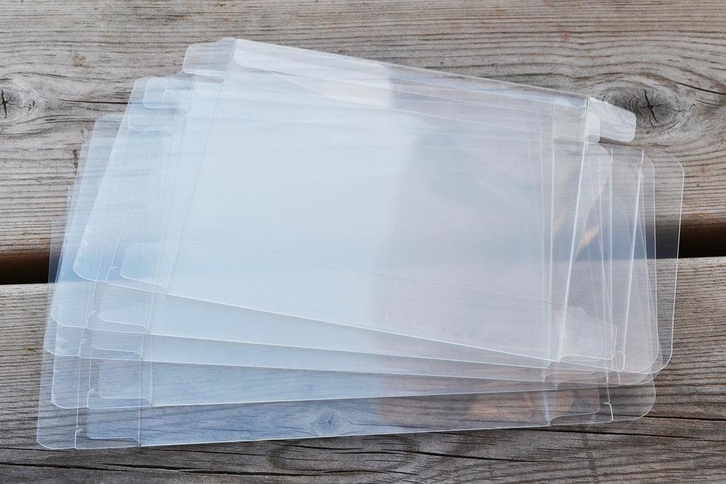 5st Skyddsboxar Spel SNES Super Nintendo Genomskinliga Retro Fordral Ny