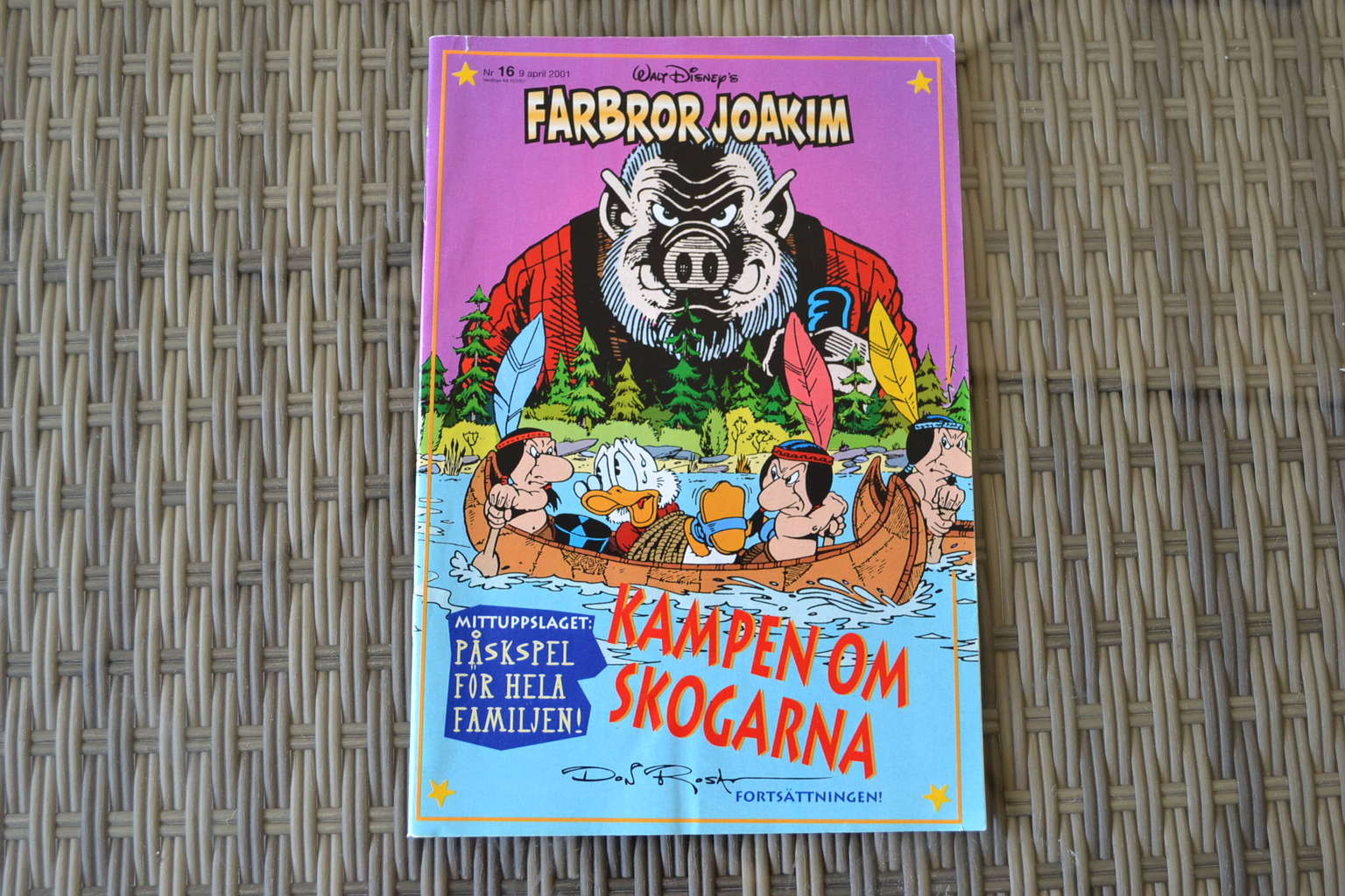 Joakim Pygme-Indiarnernas Land & Kampen om Skogarna (Carl Barks) Ok Skick