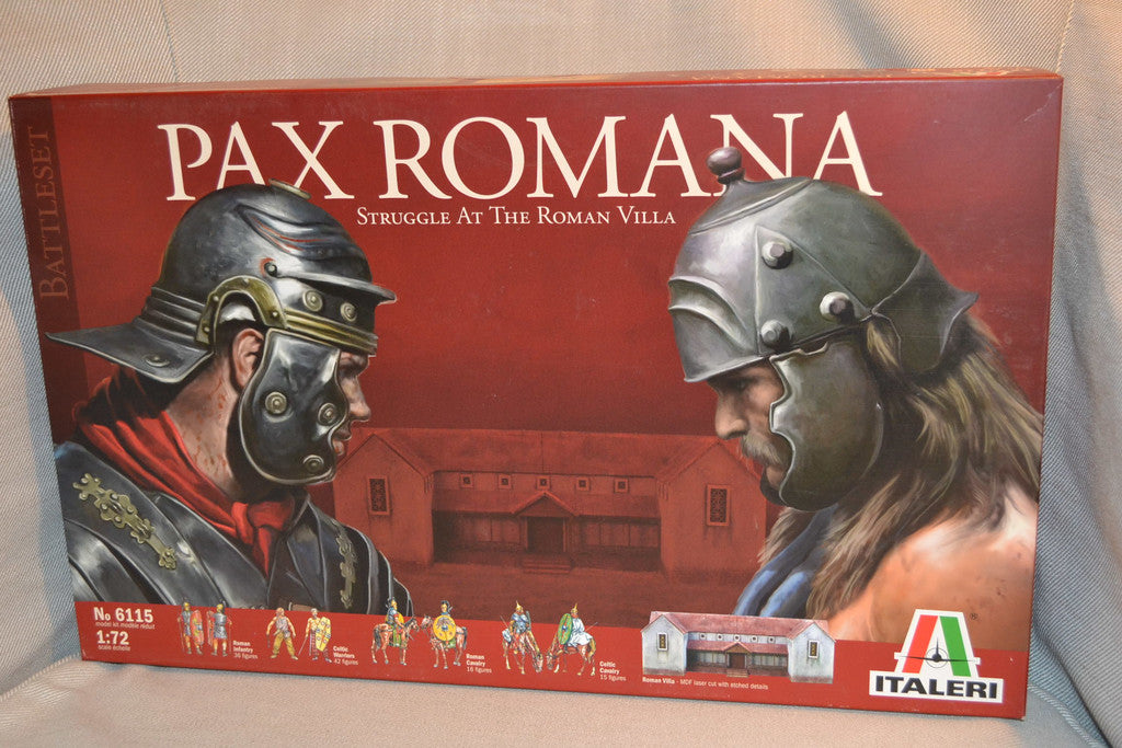 Pax Romana Battleset 1:72 Italeri IT6115 över 100st Figurer Ny