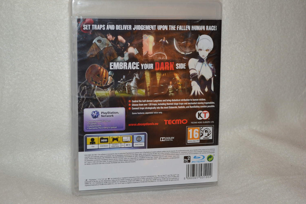 Deception IV 4: Blood Ties PS3 Playstation 3 Ny