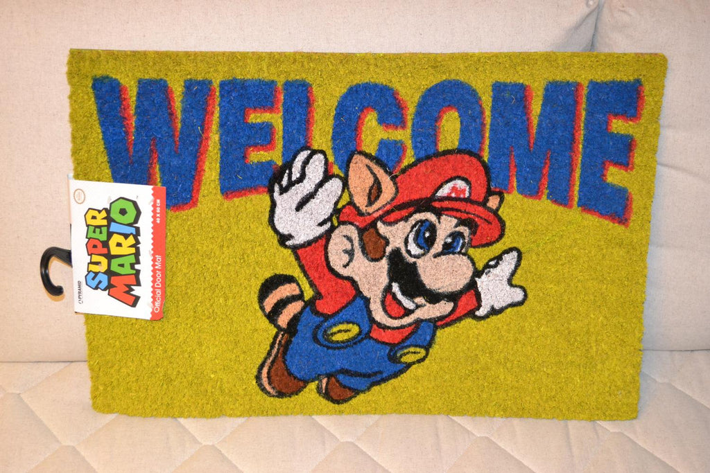 Super Mario Welcome Välkommen Dörrmatta 60*40cm (Nintendo) Ny