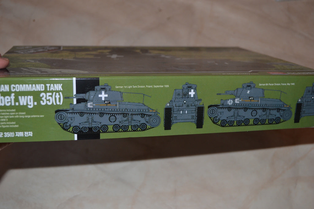 PzKpfw35(t) German Panzer Command Tank (Pansarvagn Tyskland WW2) 1:35 Academy Ny