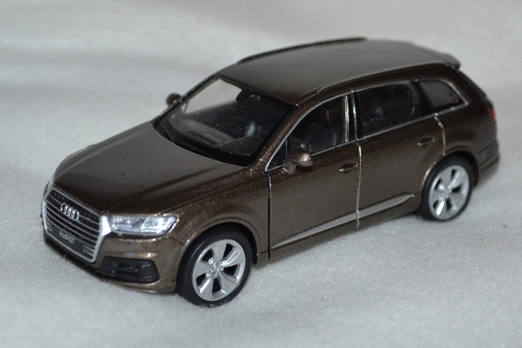 Audi Q7 Brun 1:34, 1:39 Welly Nex Pullback Ny