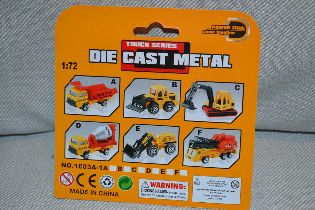 Cementbil Orange 1:72 (Arbetsfordon) 7,5cm Bil Ny