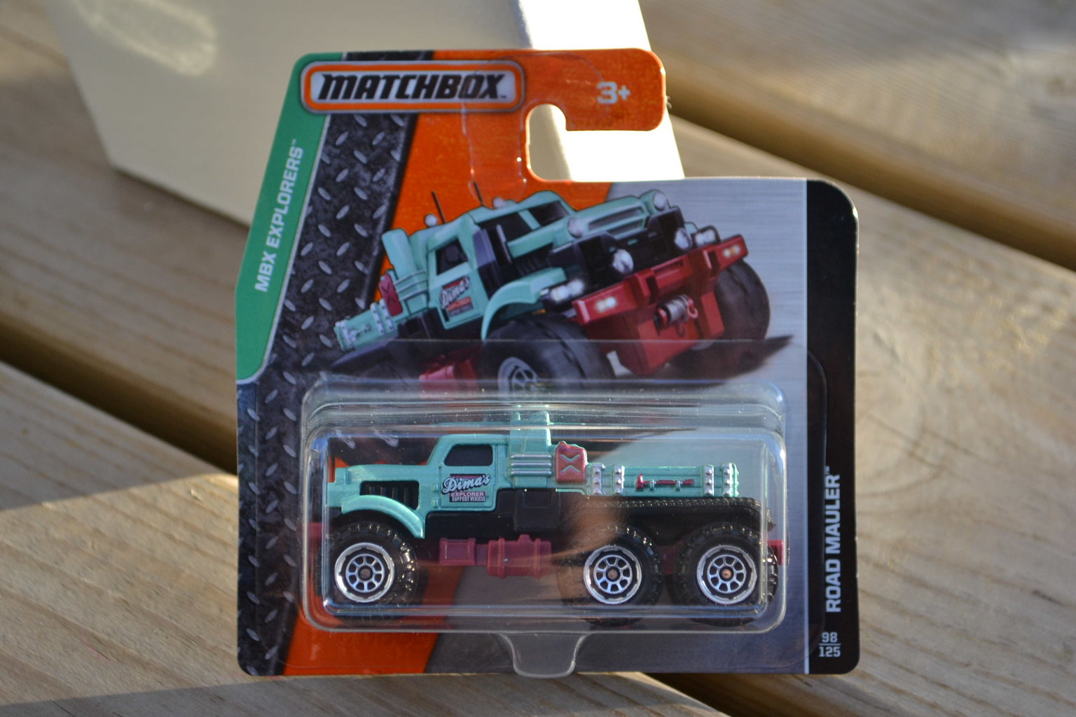 Road Mauler Stor Offroad Matchbox (2015) MBX Explorers Röd 9