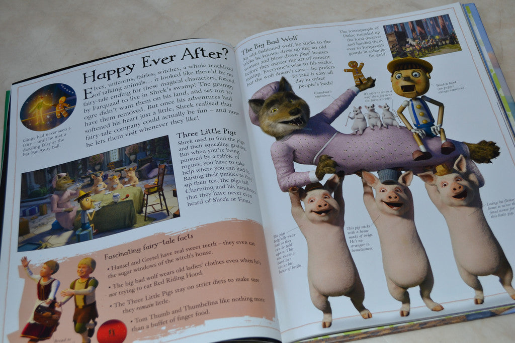 SHREK The Essential Guide Bok Engelska m. Karta (BOK) Nyskic