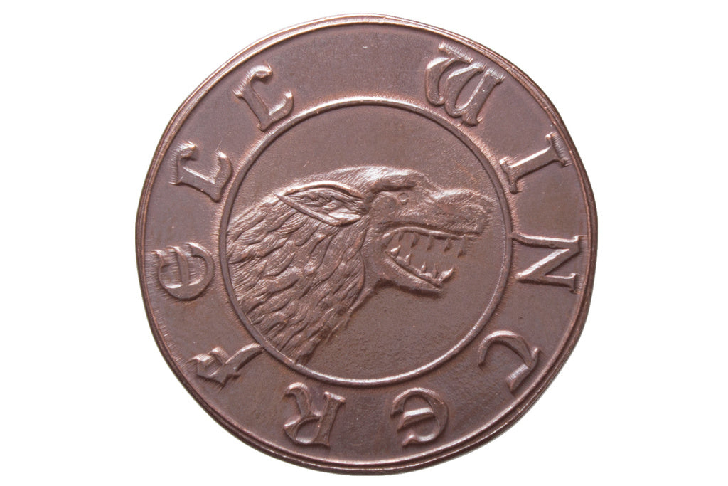 Half Goat of Eddard Stark Koppar Mynt fr. Game of Thrones Sh