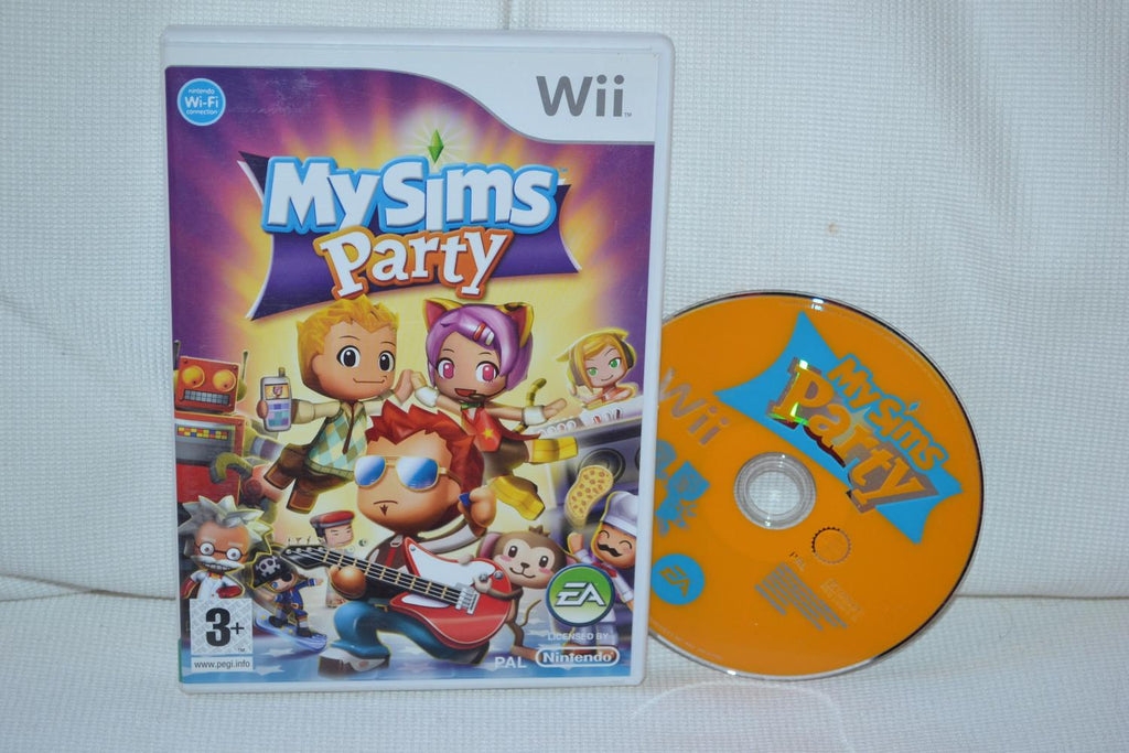 MySims Party Wii Nintendo Komplett Fint Skick