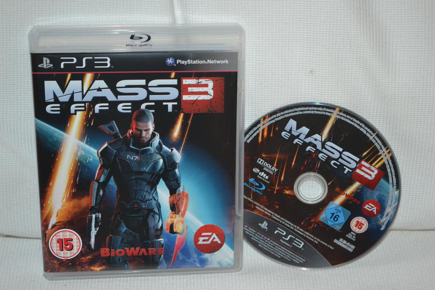Mass Effect 3 PS3 Playstation 3 Fint Skick