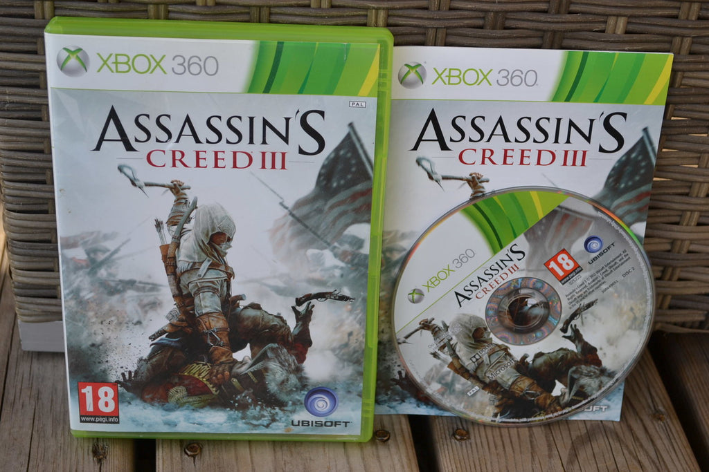 Assassin's Creed III 3 Xbox 360 Komplett Assassins Fint Skick