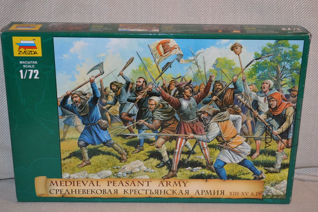 Medieval Peasant Army 1:72 Zvezda (ZV8059) Medeltid Figurer