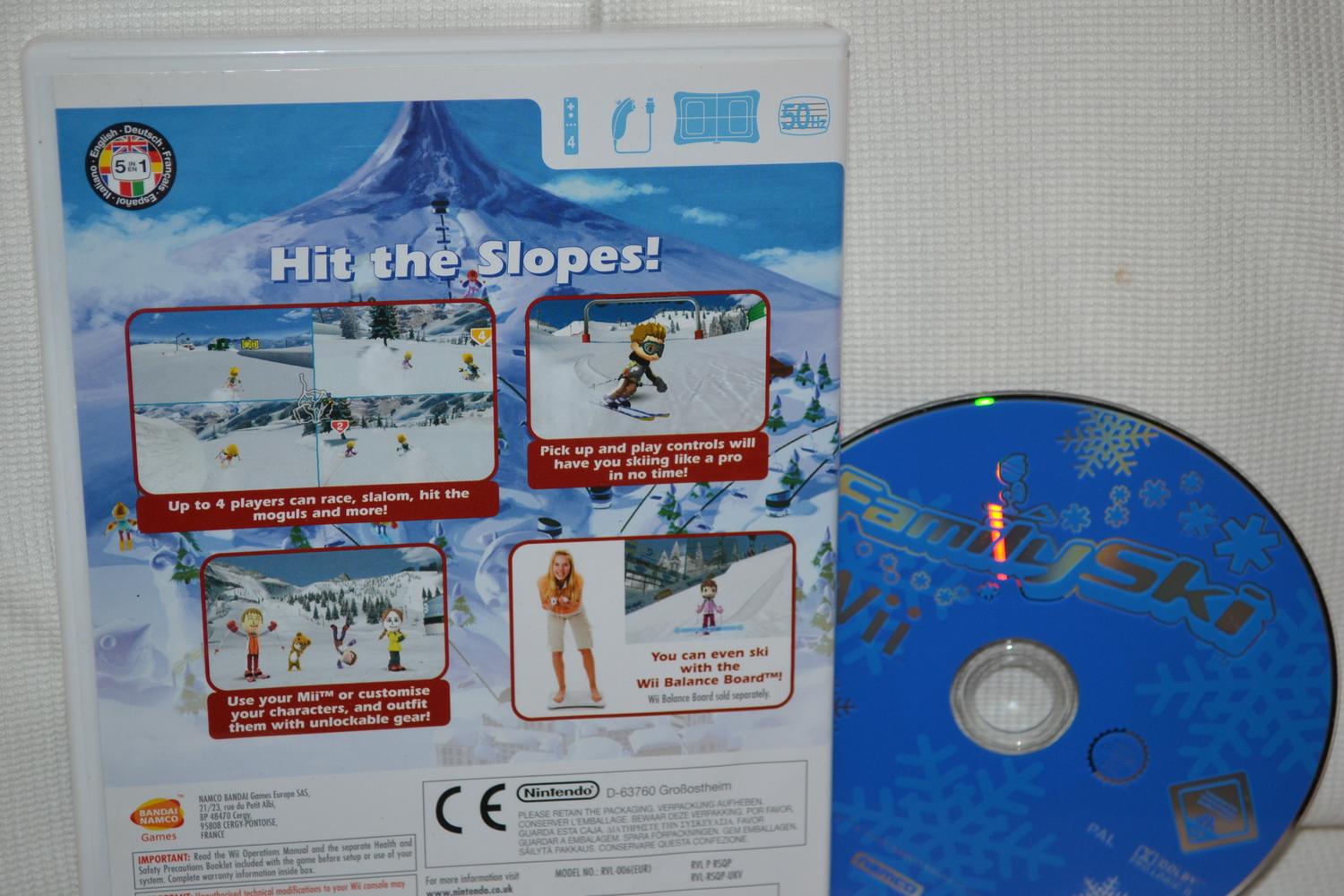 Family Ski Wii Nintendo (Utan Manual) Fint Skick