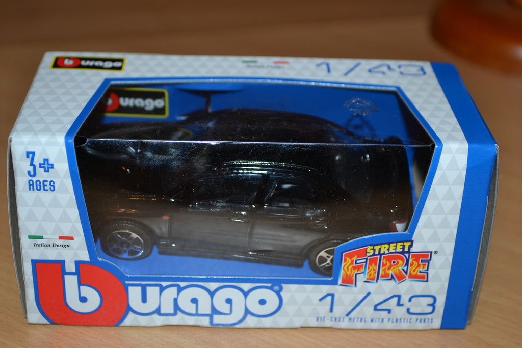 Subaru Impreza Svart 1:43 Burago Bburago Ny