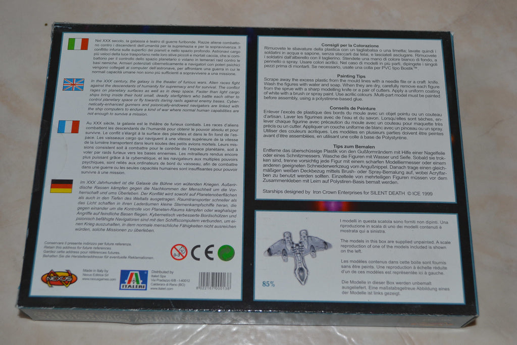 XXX Century Starships 1:500 Nexus Italeri (Likt 40K, Skepp)