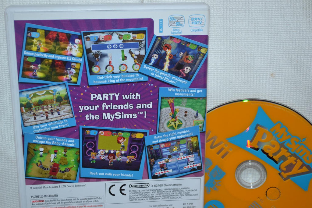 MySims Party Wii Nintendo Komplett Fint Skick