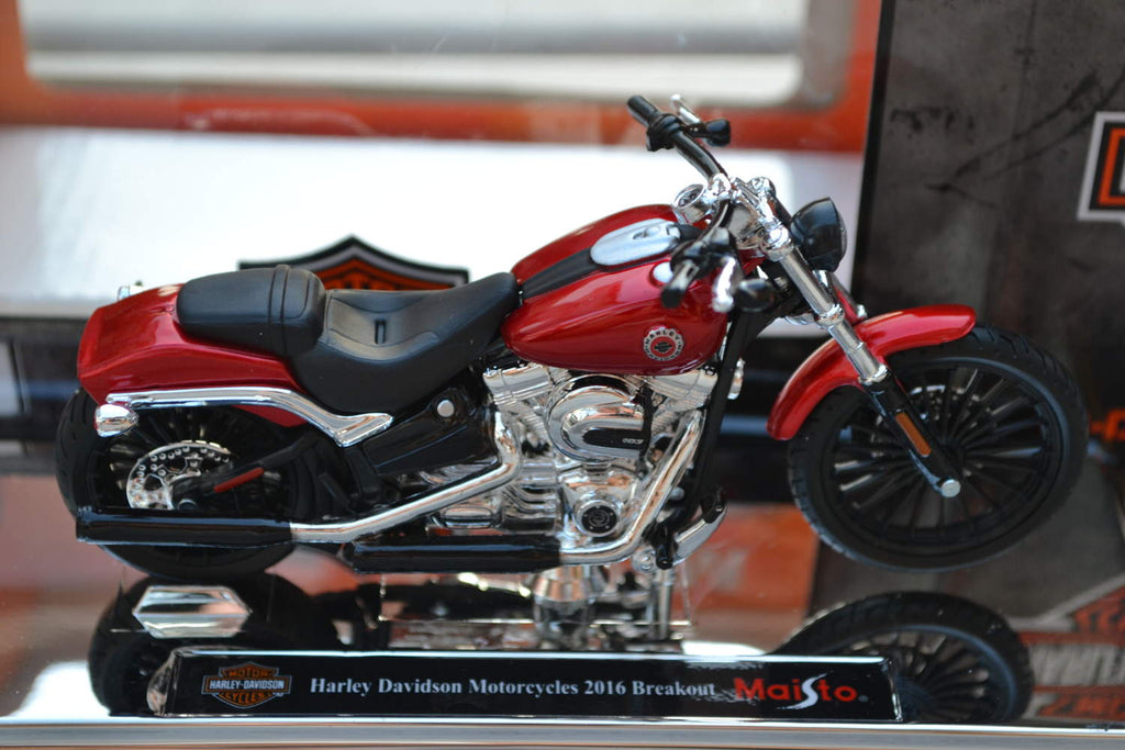 2016 Breakout Röd Harley Davidson 1:18 Maisto (Series 35) Ny