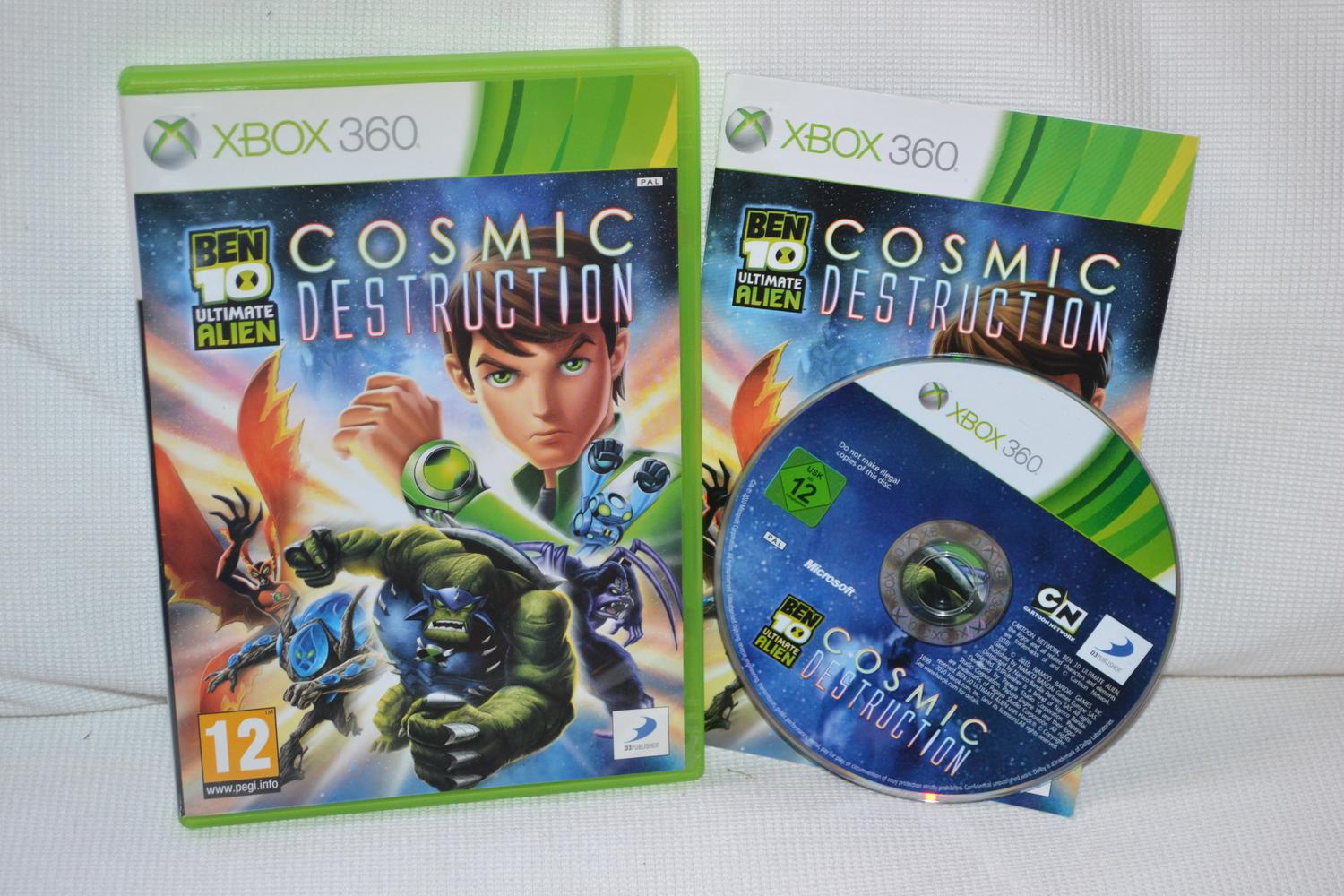 Ben 10 Ultimate Alien Cosmic Destruction Xbox 360 Komplett Fint Skick