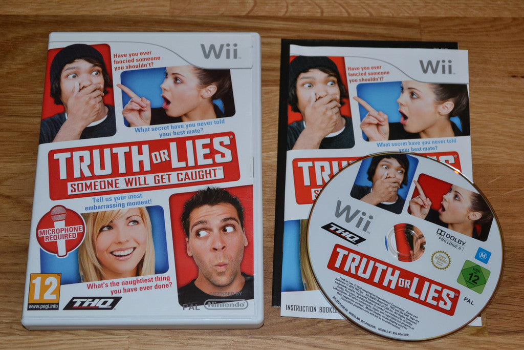 Truth or Lies (Wii) Nintendo Komplett Fint Skick