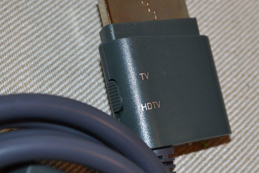 AV Kabel Xbox 360 Komponent (för Äldre TV) Tredjeparts Grå N