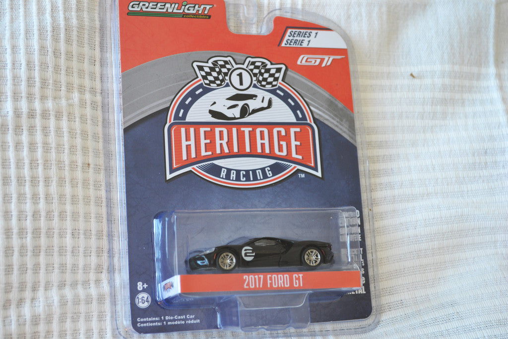 2017 Ford GT Svart 1:64 Greenlight (Ford GT Heritage Series