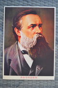 Friedrich Engels Kommunism Revolutionär Porträtt Poster Affi