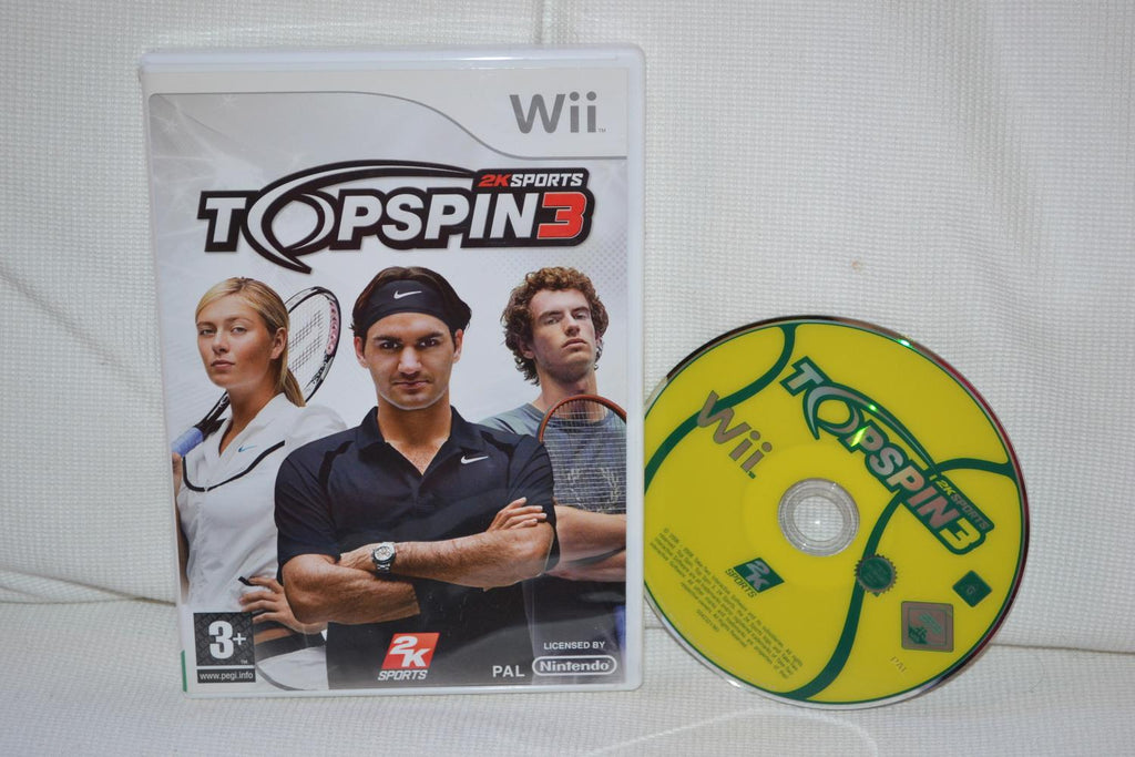 Topspin 3 Wii Nintendo (Utan Manual) Fint Skick