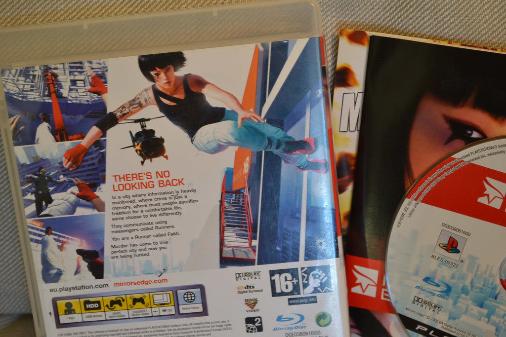 Mirror's Edge PS3 Playstation 3 Mirrors Komplett Fint Skick