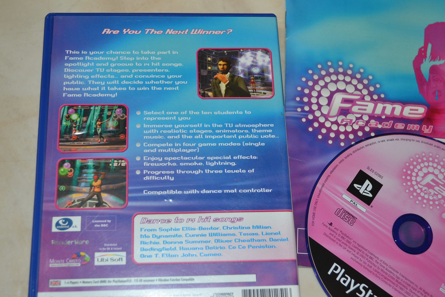 Fame Academy: Dance Edition PS2 Playstation 2 Komplett Fint Skick