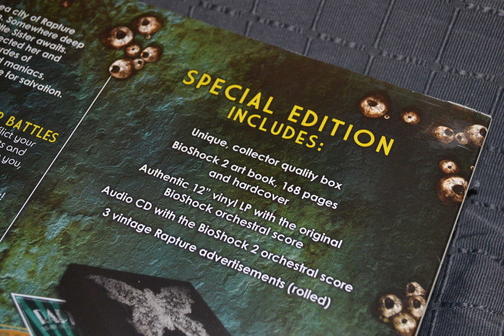 Bioshock 2 Special Edition PS3 Ny Inplastad Ovanlig Samlarob