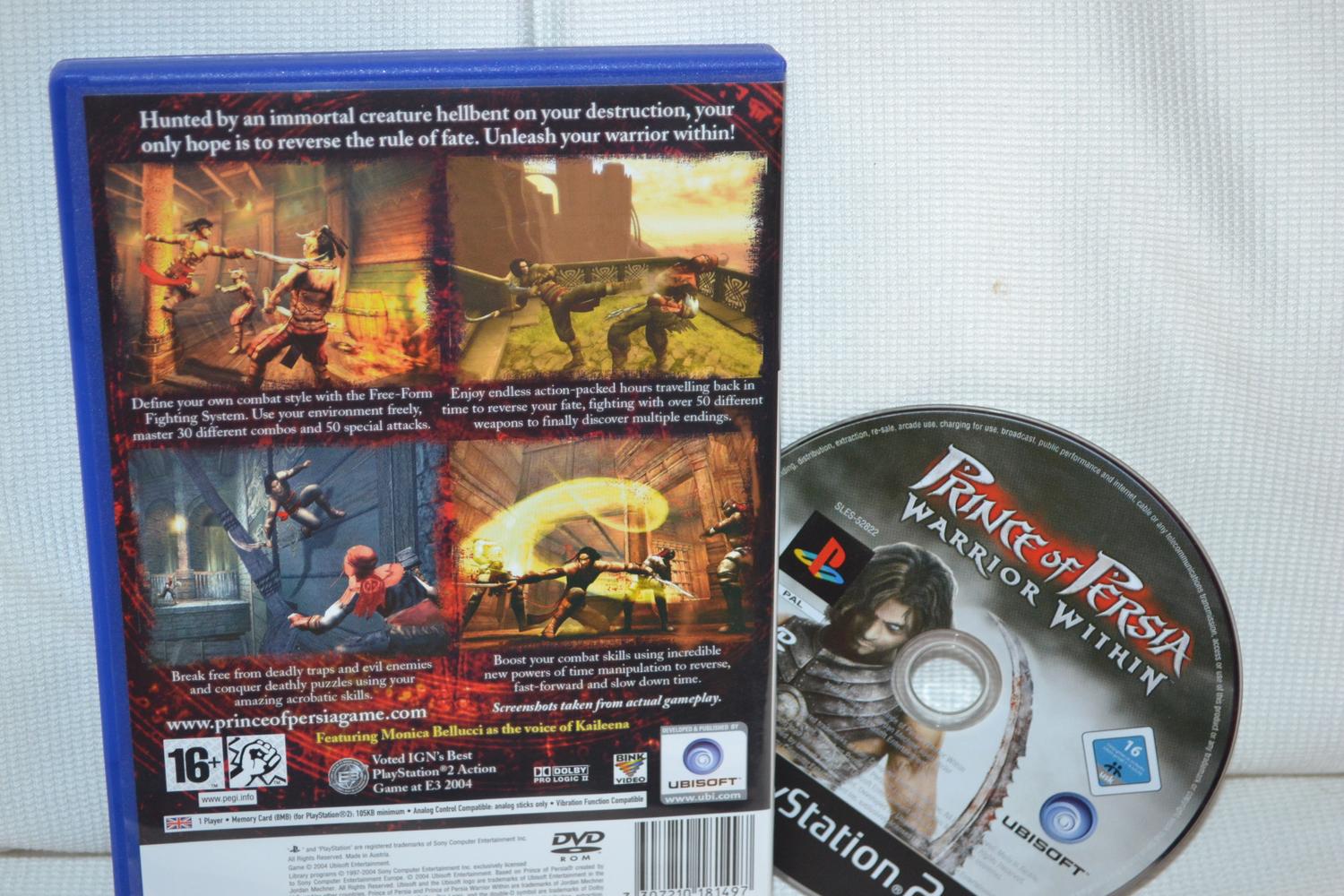 Prince of Persia Warrior Within PS2 Playstation 2 (Utan Manual) Fint Skick