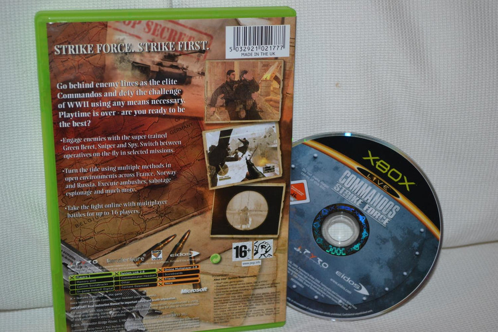 Commandos Strike Force XBOX (Utan Manual) Fint Skick