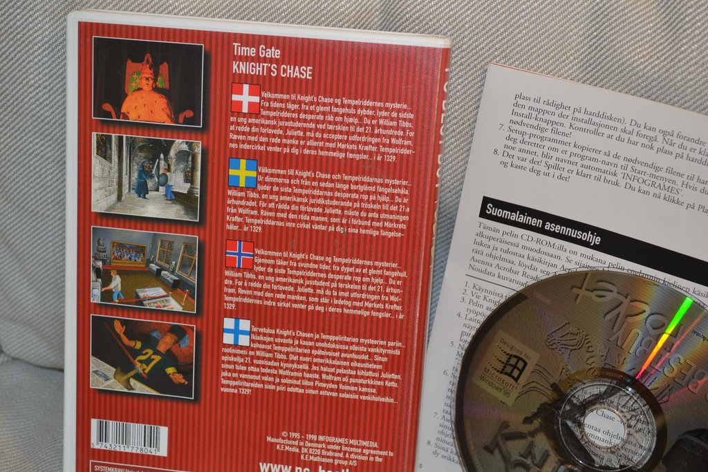 Time Gate - Knight's Chase PC 1998 Komplett Fint Skick