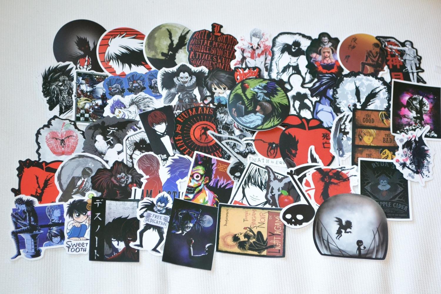 Death Note Anime Manga 50st Klistermärken 8-6cm Ny