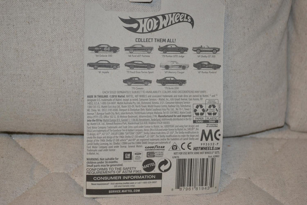 1972 Ford Gran Torino Sport Blå Hot Wheels 1:64 (Stars & Stripes USA) 7-8cm Ny