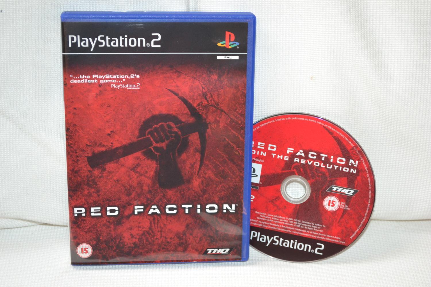 Red Faction PS2 Playstation 2 (Utan Manual) Fint Skick