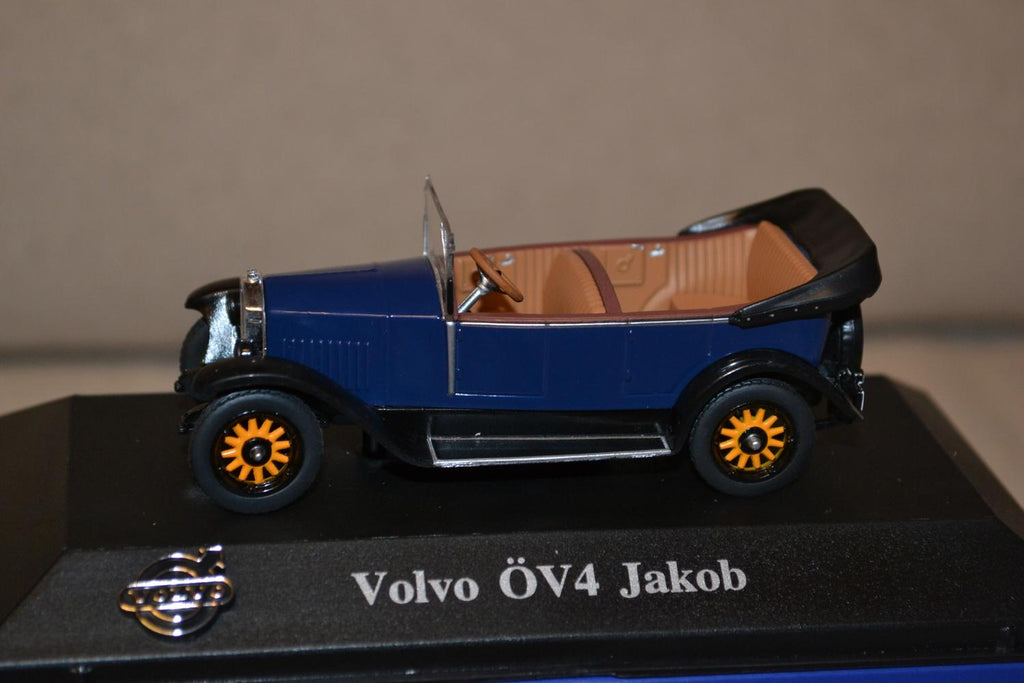 Volvo Öv4 Jakob 1927-1929 Svart/Blå 1:43 Editions Atlas 9,5cm Ny