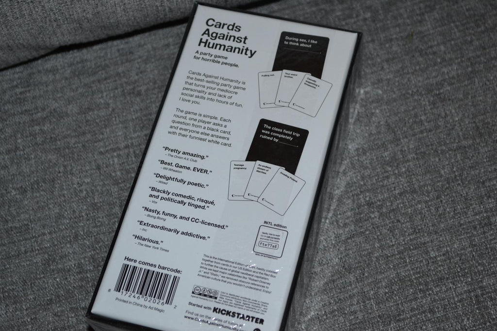 Cards Against Humanity International Edition Sällskapsspel Ny