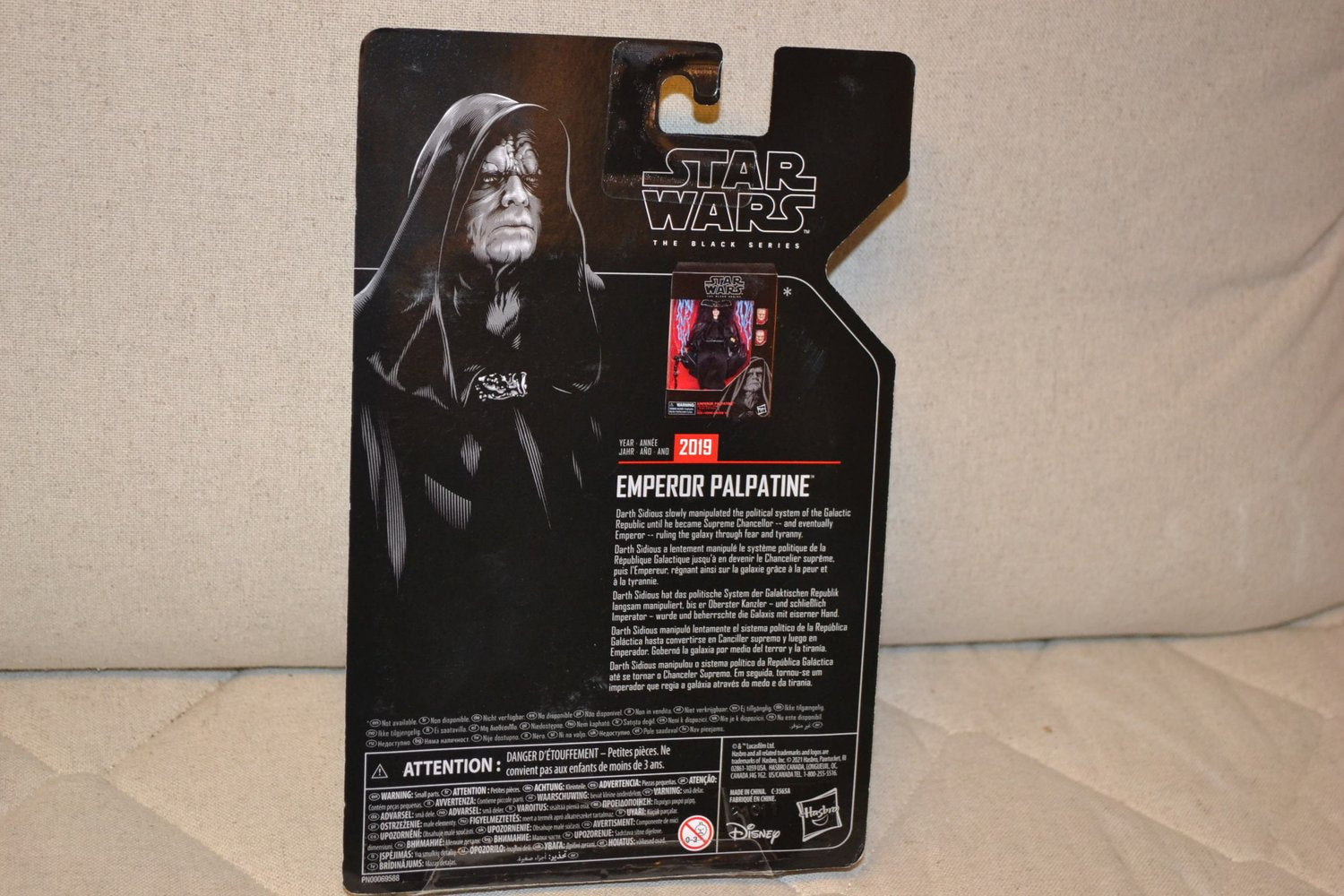Emperor Palpatine Figur Star Wars Black Series Archive 15cm Ny