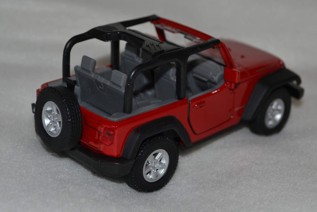 Jeep Wrangler Rubicon Röd 1:34, 1:39 Welly Nex Pullback Ny